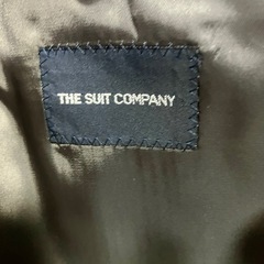 THE SUIT COMPANY ザスーツカンパニー ネイビー ストライプ ビジネススーツの画像