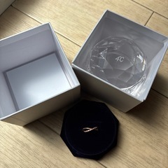 4℃ k10 ピンクゴールド リングの画像