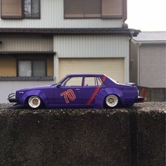 旧車　プラモデルの画像