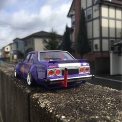 旧車　プラモデルの画像