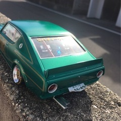 旧車　プラモデルの画像