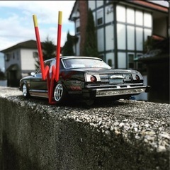 旧車　プラモデルの画像