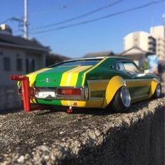 旧車　プラモデルの画像