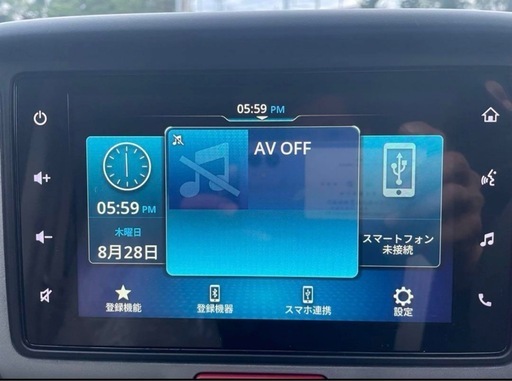 スズキ純正7インチディスプレイオーディオ