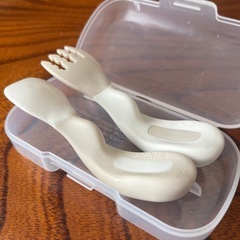 離乳食セット スプーン フォーク 小分けトレー お皿  の画像