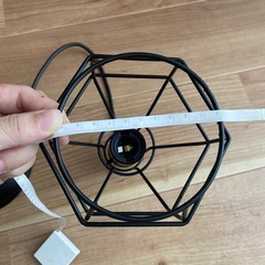 ブラックメタル　アイアン　ペンダントライトの画像