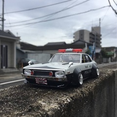 旧車　プラモデルの画像