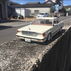旧車　プラモデルの画像