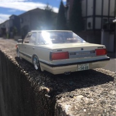 旧車　プラモデルの画像