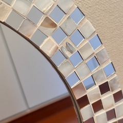 美品☆Francfranc ミラー 40×40cmの画像