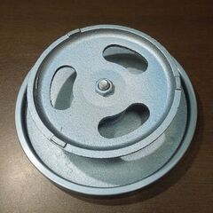 手ロクロ 手回し 直径22cm 手ろくろ 手びねり 手動ろくろ 陶芸台 工芸 造形 回転台 轆轤 ハンドクラフト 札幌市 新道東店の画像