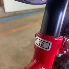 補助輪付き自転車の画像