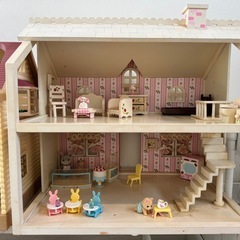 シルバニアファミリー　シルバニア　赤い屋根のお家　全てセット　strawberry house マザーガーデンの画像