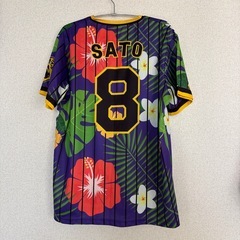 【激レア商品】阪神タイガース シークレットTシャツ 佐藤輝明選手 背番号8 フリーサイズ 未使用品の画像