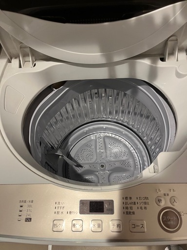 SHARP 洗濯機 2021年製 6.0kg ES-GE6E