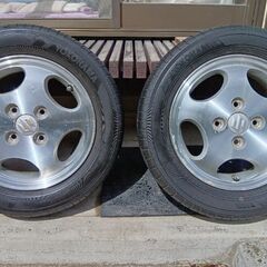 軽自動車　夏タイヤアルミホイール4本セットの画像