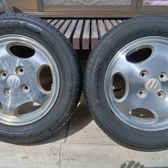 軽自動車　夏タイヤアルミホイール4本セットの画像