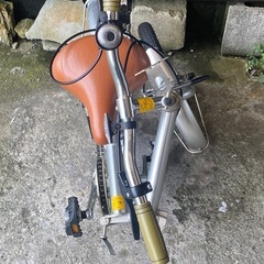 軽量人気★折りたたみ自転車16インチ★すぐ乗れるの画像