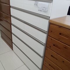 ★リユースのサカイ日立店★HJ7809 NITORI チェスト ホワイト H137.2×D42.2×W99.8 クリーニング済み の画像