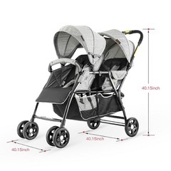 ✨新品未使用未開封✨besrey BR-C708S 2人乗りベビーカー 二人乗りの画像