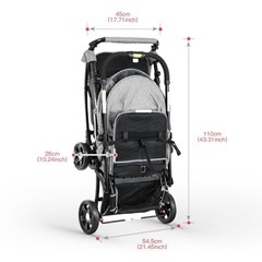 ✨新品未使用未開封✨besrey BR-C708S 2人乗りベビーカー 二人乗りの画像