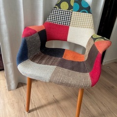 パッチワーク　イームズチェア　ダイニングチェア　北欧　デザインチ...