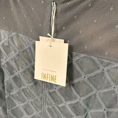 iNFINI 長袖ロングワンピース（結婚式参列ドレス）の画像