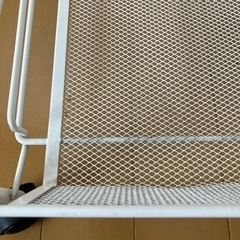 難あり　IKEA  イケア　ラック　HORNAVAN ホールナヴァン ワゴン　ホワイト　スチールワゴン　3段の画像