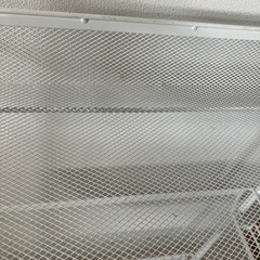 難あり　IKEA  イケア　ラック　HORNAVAN ホールナヴァン ワゴン　ホワイト　スチールワゴン　3段の画像