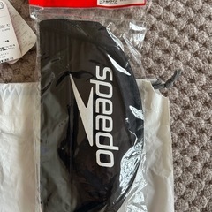 新品　スピード　メンズ　競泳用スイムウェア　Ｍ　とキャップの画像