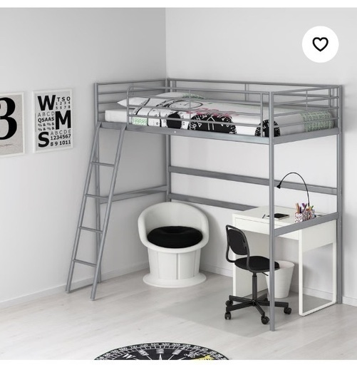 2台まとめてIKEAロフトベッド