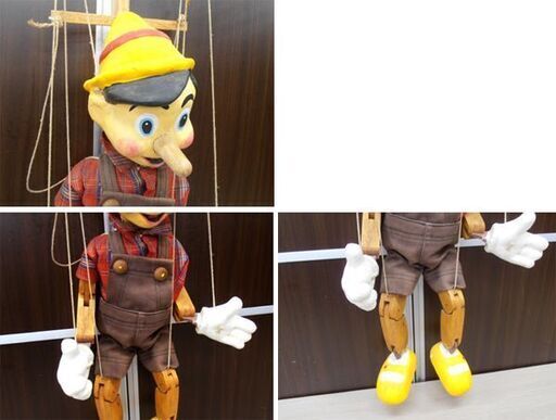 ピノキオ操り人形（昭和レトロ）木製 slide_3.jpg