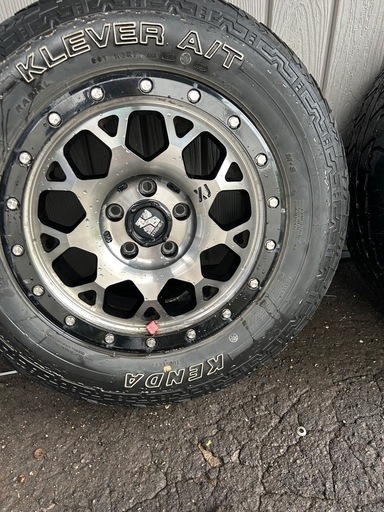 MLJ XJ 16インチ7j＋38 5h　114.3アウトランダー  