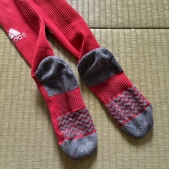20〜22センチ？　アディダスadidas　サッカー　ソックス　ストッキング　の画像