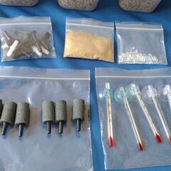 🐟大満足セット🐡　メダカ生体＋用品　【35匹 (幹之スーパー光)】【水槽×6】【タマミジンコ】【PSB(光合成細菌)】【グリーンウォーター】【その他用品類多数】の画像