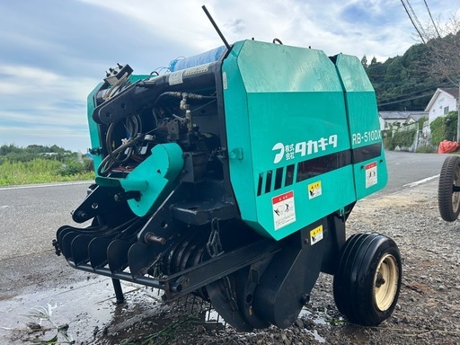 タカキタ ロールベーラ 電動リモコン RB-510DX トラクター アタッチメント ロールベーラー　ミニ 小型　集草機　畜産　飼料　藁 結束 牧草　ロール　コントローラー　ワイン　キャビン対応　宮崎