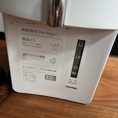 アイリスオーヤマ 電気ポット 2.2Lの画像