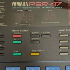 【動作確認済】ヤマハ YAMAHA PSR-47 電子キーボード 鍵盤数61の画像