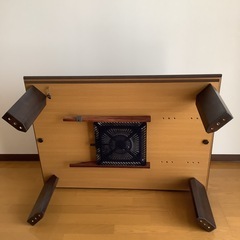 ニトリこたつテーブル　ダークブラウン 長方形こたつの画像