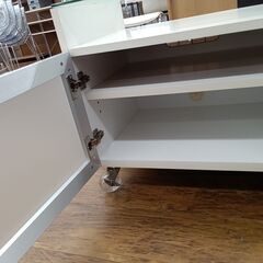 ★リユースのサカイ水戸店★ＴＶ台白H56×D45.5×W150クリーニング済みMT5524の画像