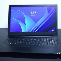 TOSHIBA定番5世代CPUi3最新Windows11メモリ8GB高速SSD240GBWifi接続可能の画像