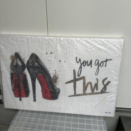 【オリバーガル】クリスチャンルブタン　ハイヒール　アート