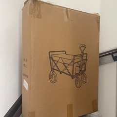 新品アウトドア用運搬車、150L大容量キャリーの画像
