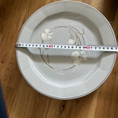 新品？丸い大きめな皿6枚の画像