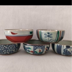 新品未使用品、
有田焼 清秀 京古染 小鉢 5客セットの画像