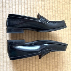 【分倍河原】ハルタ　ローファー　黒　24.5cm EEの画像