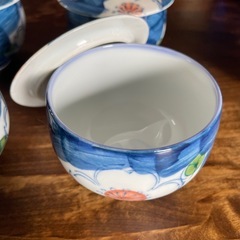 湯呑み　茶碗　花柄の画像