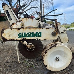 スガノ　プラウ　トラクター　パーツ 作業機 アタッチメント OY131  3点リンク 樹脂板 スキ　ワンウェイ　天地返し　1連 耕深 土改良 白い農機  農機具　宮崎の画像