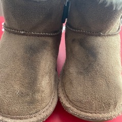 ミキハウス　ムートンブーツ14センチの画像