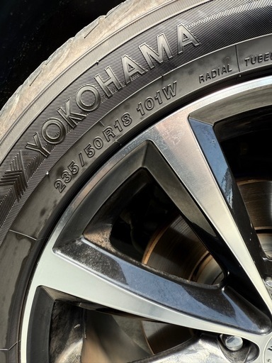 〈10.30値下げ〉夏タイヤ　ホイール4本セット235/50R18 アルファード 、ヴェルファイアに